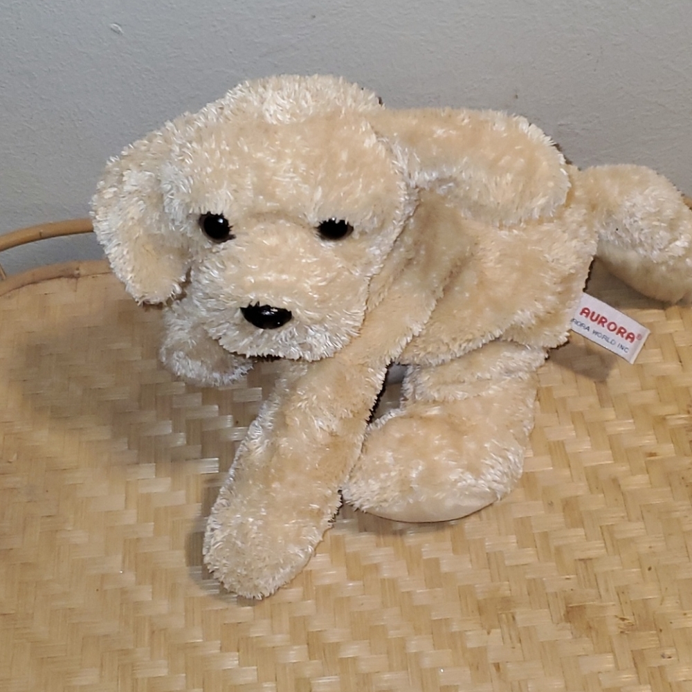 Golden lab stuffed animal aurora.
